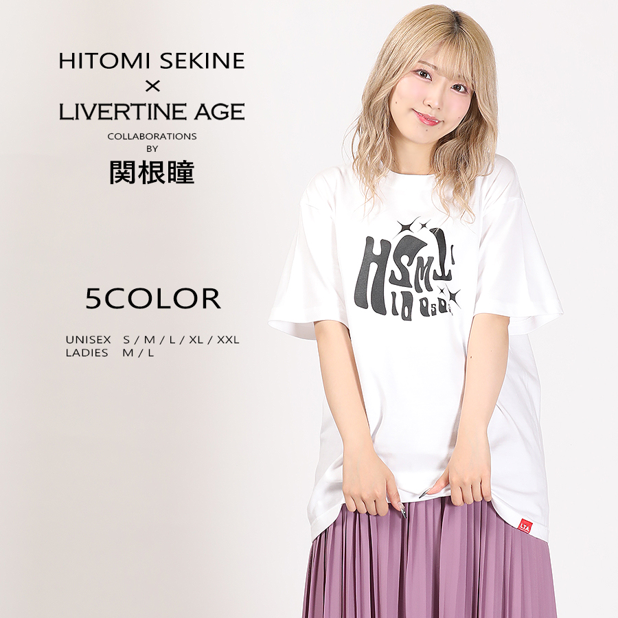 受注期間限定！関根瞳コラボ企画！コラボ半袖Tシャツ◆関根瞳