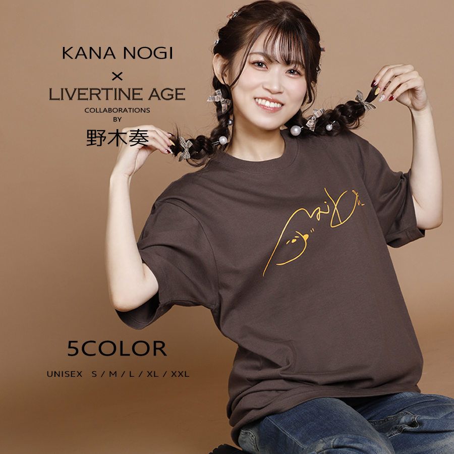 受注期間限定！野木奏コラボ企画！コラボ半袖Tシャツ◆野木奏
