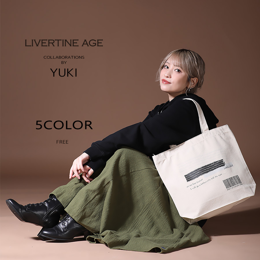 受注期間限定！YUKIコラボ企画！コラボトートバッグ◆YUKI