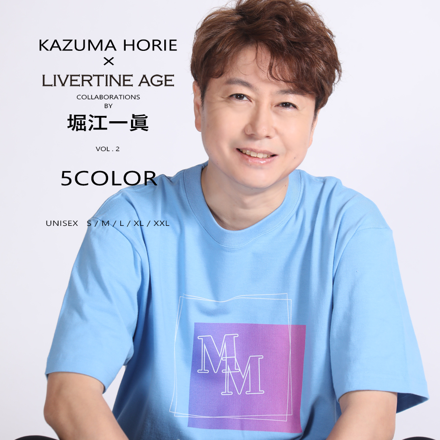 受注期間限定！堀江一眞コラボ企画第2弾！コラボ半袖Tシャツ◆堀江一眞