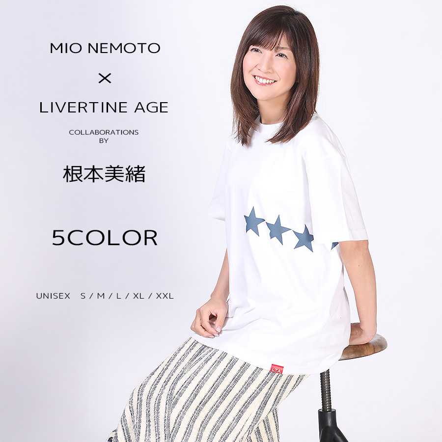 受注期間限定！根本美緒コラボ企画！コラボ半袖Tシャツ◆根本美緒