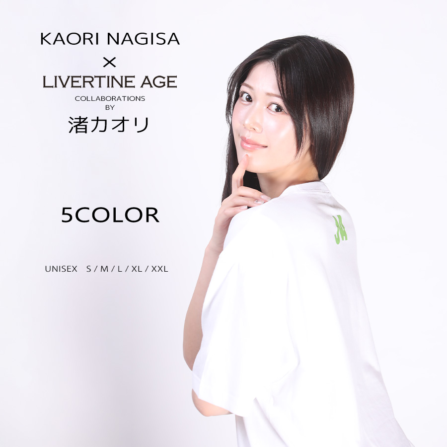 受注期間限定！渚カオリコラボ企画！コラボ半袖Tシャツ◆渚カオリ