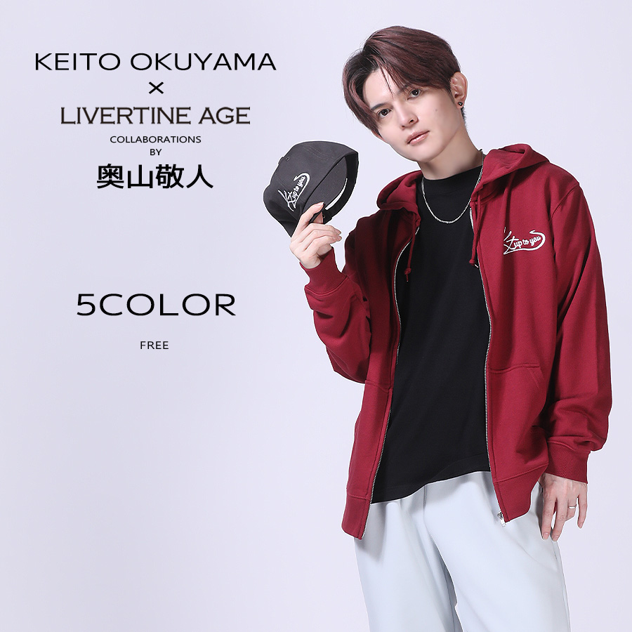 受注期間限定！奥山敬人コラボ企画！コラボキャップ◆奥山敬人
