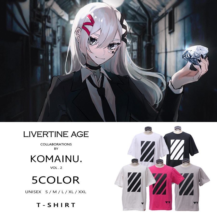 受注期間限定！KOMAINU.コラボ企画第2弾！コラボ半袖Tシャツ◆KOMAINU.