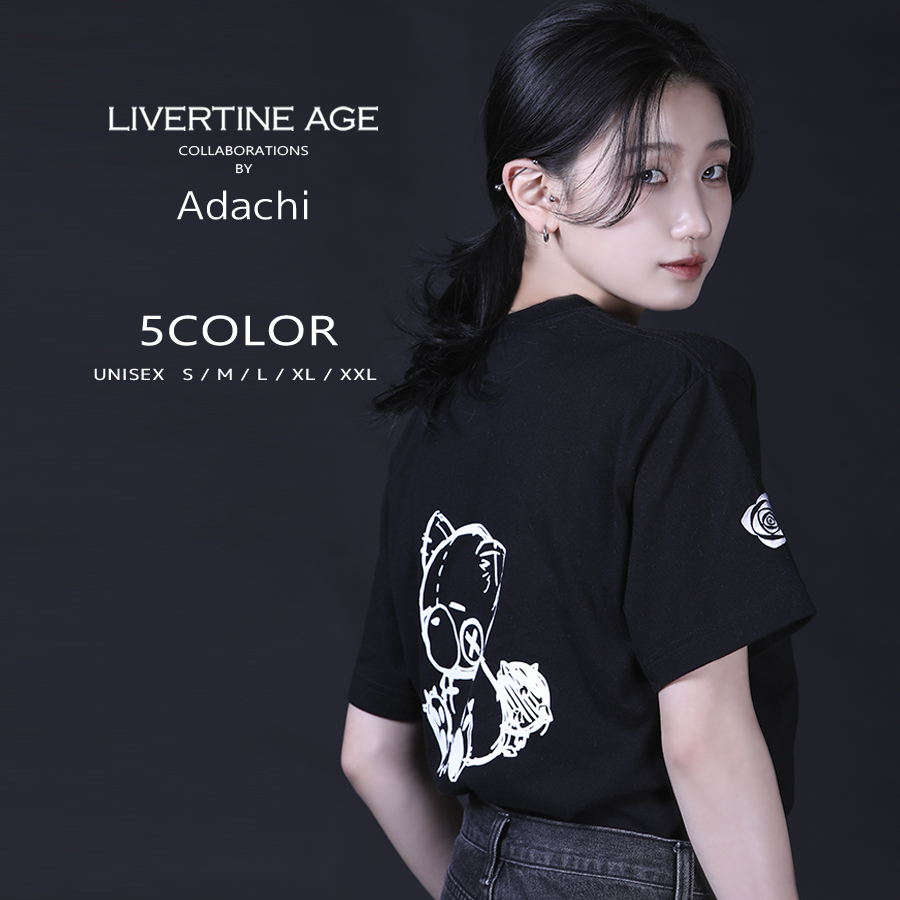 受注期間限定！Adachiコラボ企画！コラボ半袖Tシャツ◆Adachi