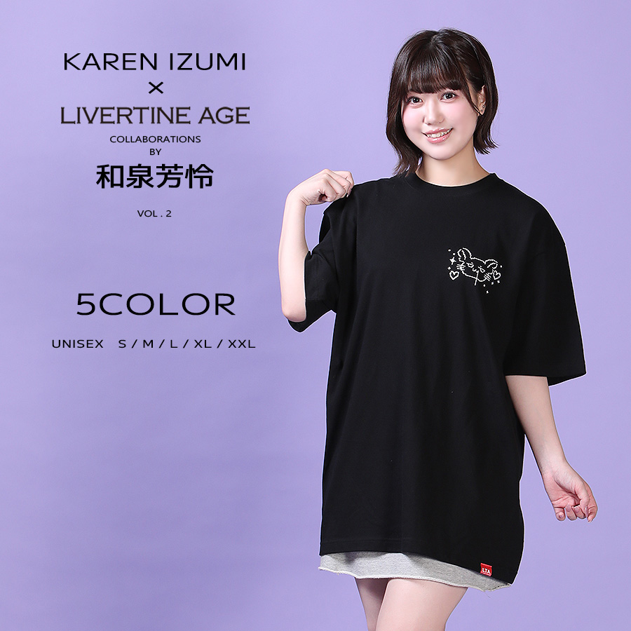 受注期間限定！和泉芳怜コラボ企画第2弾！コラボ半袖Tシャツ◆和泉芳怜