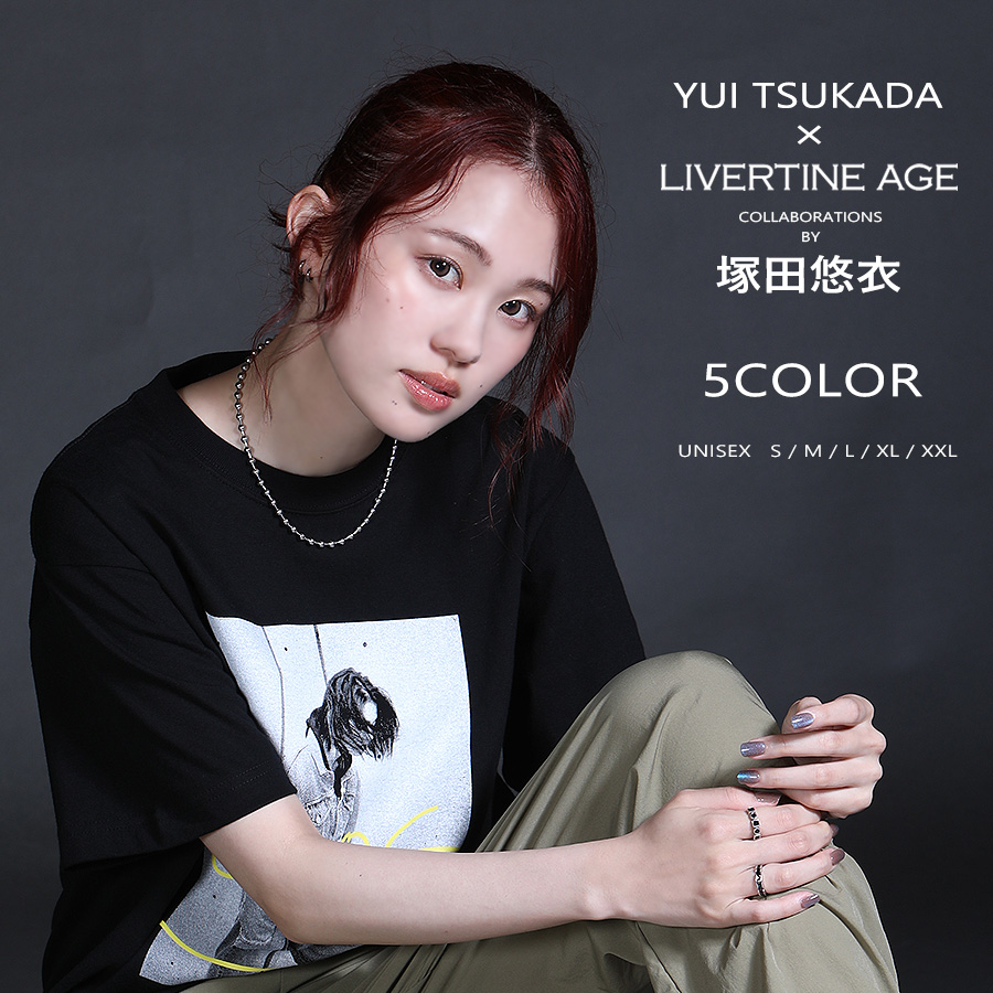 受注期間限定！塚田悠衣コラボ企画！コラボ半袖Tシャツ◆塚田悠衣