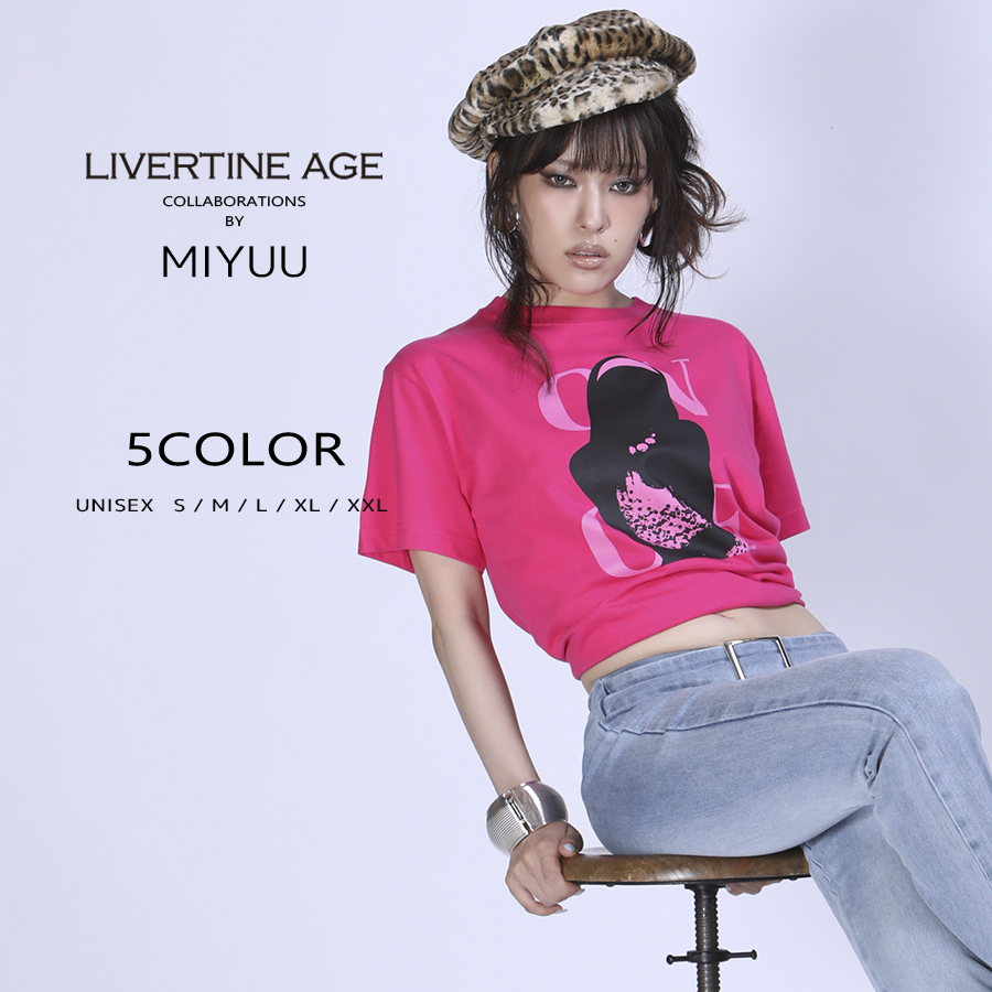 受注期間限定！MIYUUコラボ企画！コラボ半袖Tシャツ◆MIYUU