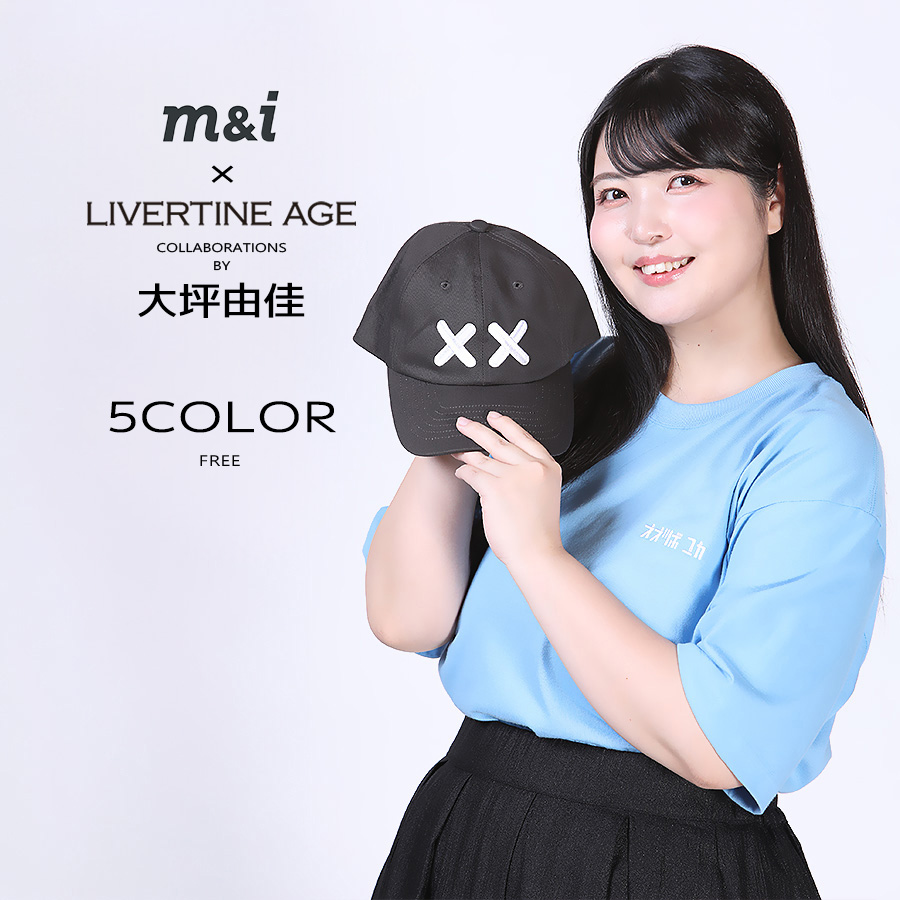 受注期間限定！大坪由佳コラボ企画！コラボキャップ◆大坪由佳