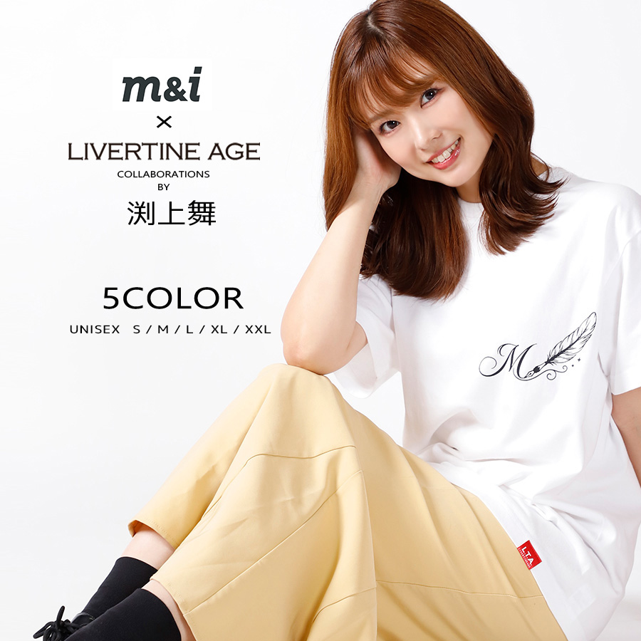 受注期間限定！渕上舞コラボ企画！コラボ半袖Tシャツ◆渕上舞