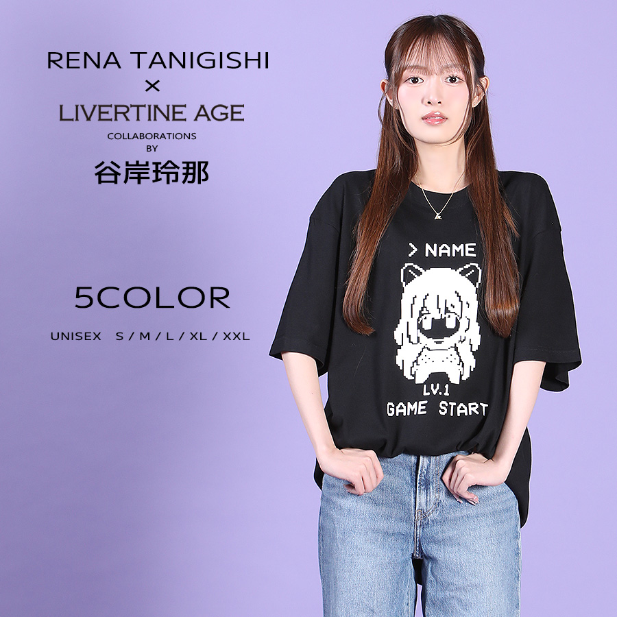 受注期間限定！谷岸玲那コラボ企画！コラボ半袖Tシャツ◆谷岸玲那