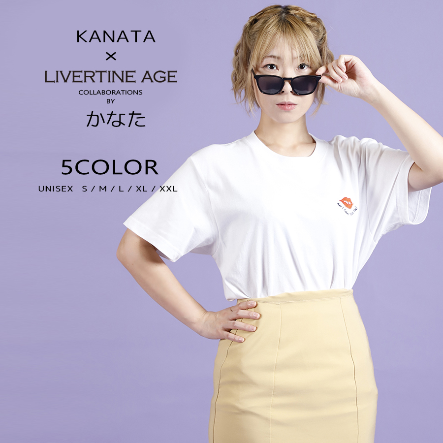 受注期間限定！かなたコラボ企画！コラボ半袖Tシャツ◆かなた