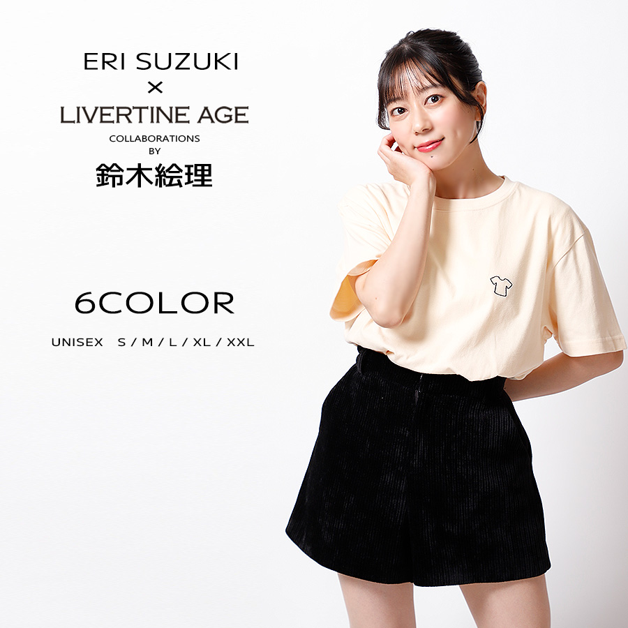 受注期間限定！鈴木絵理コラボ企画！コラボ半袖Tシャツ◆鈴木絵理