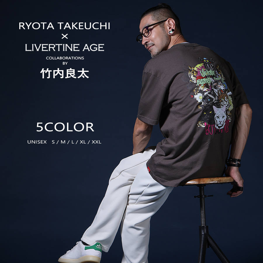 受注期間限定！竹内良太コラボ企画！コラボ半袖Tシャツ◆竹内良太