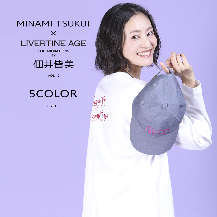受注期間限定！佃井皆美コラボ企画第2弾！コラボキャップ◆佃井皆美