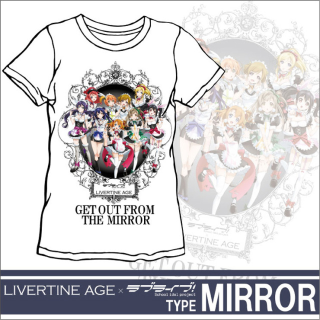 先行予約7/1迄】ラブライブ！ クルーネックTシャツ type MIRROR【LV】