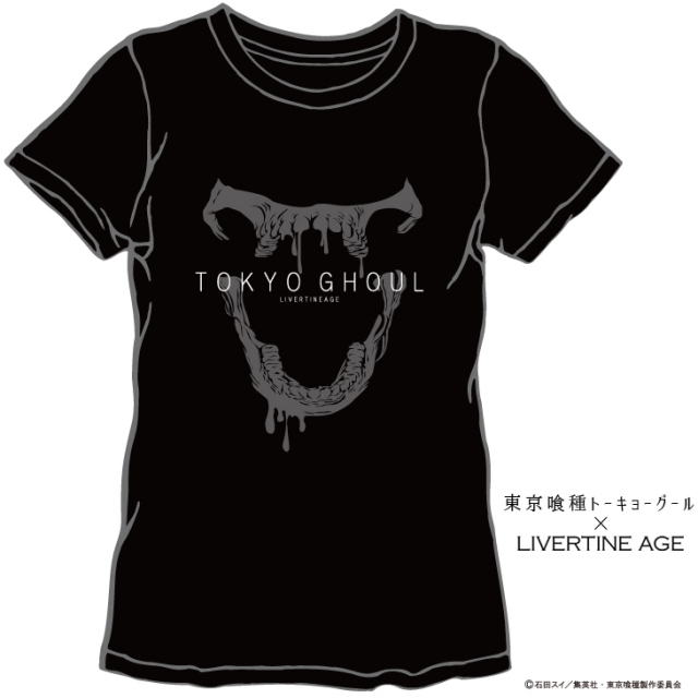 【完全第2回予約受注生産】東京喰種　トーキョーグール TYPE:GHOUL Tシャツ◆コラボ コラボレーション メンズ レディース Tシャツ　半袖  東京グール　赫子  金木 研 カネキ グッズ コスプレ アニメ　コミックス　漫画　【2015年2月下旬からのお届け】
