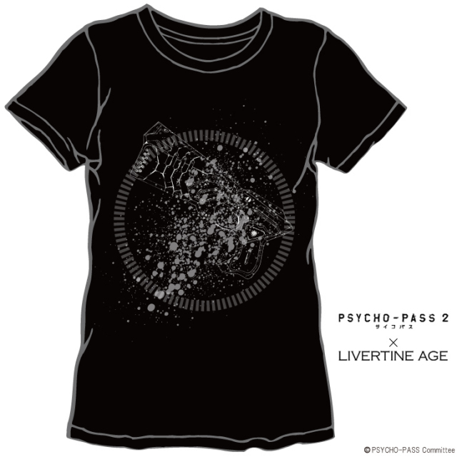 【完全第2回予約受注生産】PSYCHO-PASS サイコパス 2 TEE TYPE DOMINATOR◆コラボ メンズ　Tシャツ　レディース ドミネーター【2015年3月上旬より順次発送】