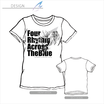 完全予約受注生産】蒼の彼方のフォーリズムtype:ACROSS半袖Tシャツ