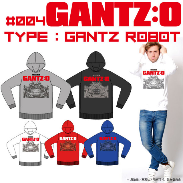 GANTZ:O TYPE:ROBOT コラボパーカー◆コラボ コラボレーション GANTZ GANTZ:O ガンツ メンズ レディース ユニセックス 男女兼用 パーカー プルオーバー　【2016年12月より順次発送】