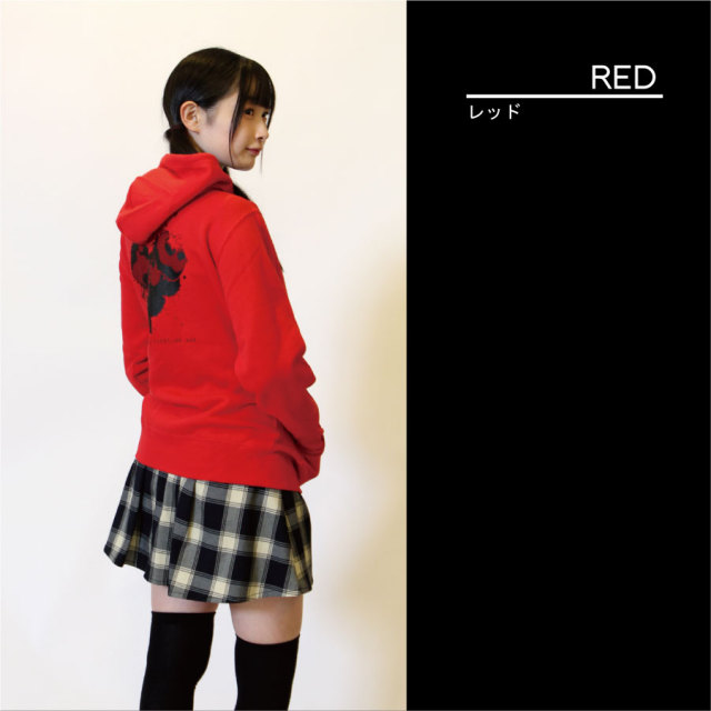 受注期間限定！会沢紗弥コラボ企画！！bloody loveジップパーカー