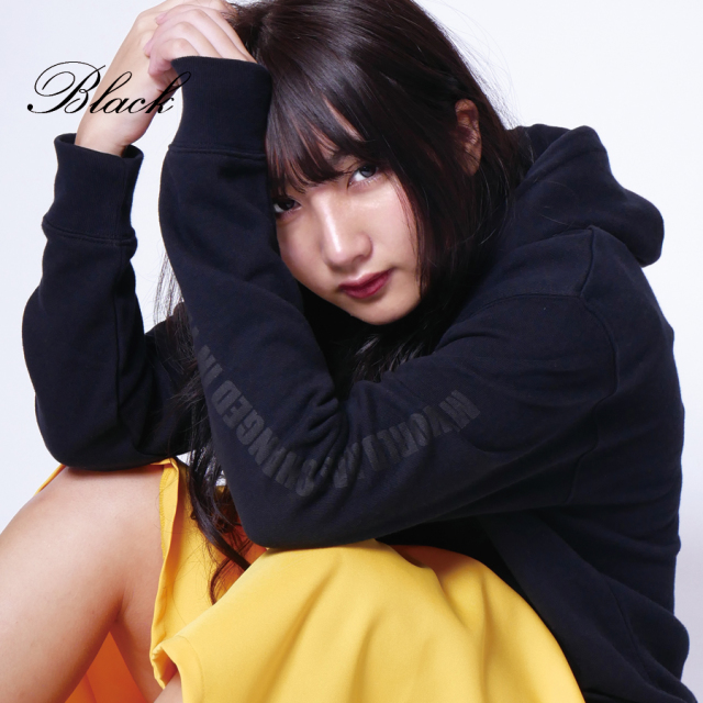 yunocy 水沢柚乃 LIVERTINE AGE コラボ パーカー ネイビー 受注期間限定！水沢柚乃コラボ企画！パーカー◇水沢柚乃