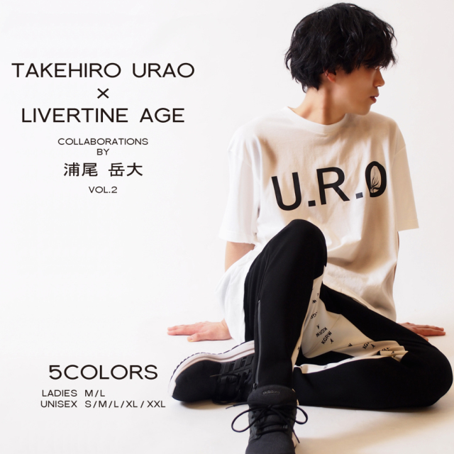 受注期間限定！浦尾岳大コラボ 半袖Tシャツ◆浦尾岳大  コラボ   Tシャツ