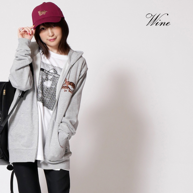 上田麗奈　LIVERTINE AGE　コラボ　帽子　パーカー 受注期間限定！上田麗奈コラボ企画！パーカー◇上田麗奈