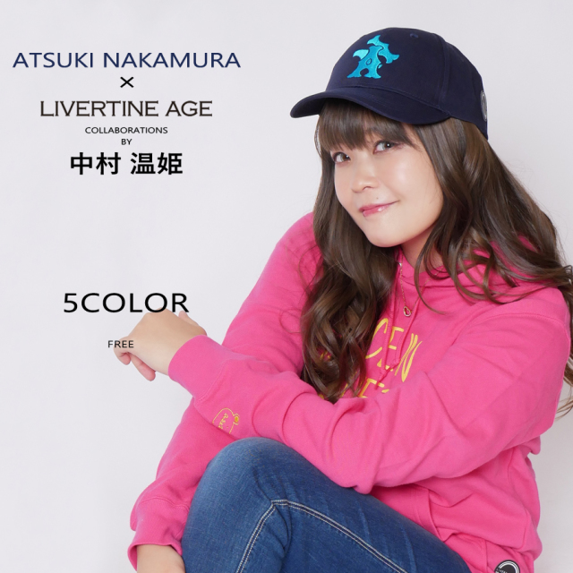 受注期間限定！中村温姫コラボ企画！コラボキャップ◆中村温姫   コラボ   キャップ