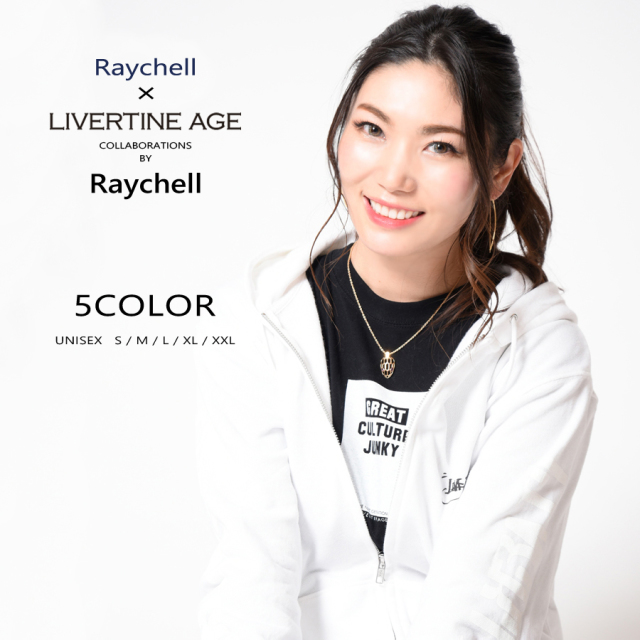 受注期間限定！Raychellコラボ企画！コラボパーカー◆Raychell   コラボ   パーカー
