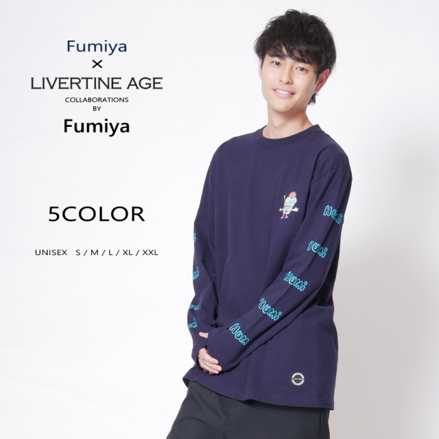 受注期間限定！Fumiyaコラボ企画！コラボ長袖Tシャツ◆Fumiya  コラボ   長袖Tシャツ