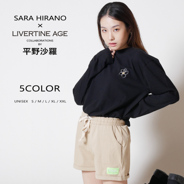 受注期間限定！平野沙羅コラボ企画！コラボ長袖Tシャツ◆平野沙羅  コラボ   長袖Tシャツ