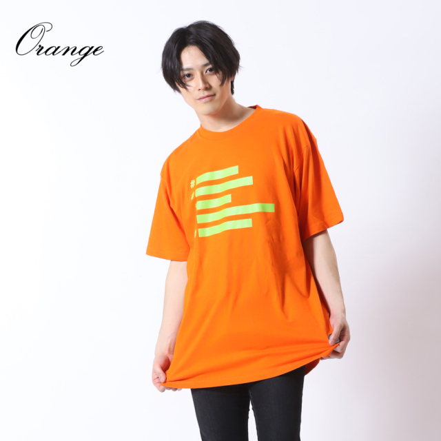 UNISEX][半袖ver]ストリートオーバーフィットスプレープリントT