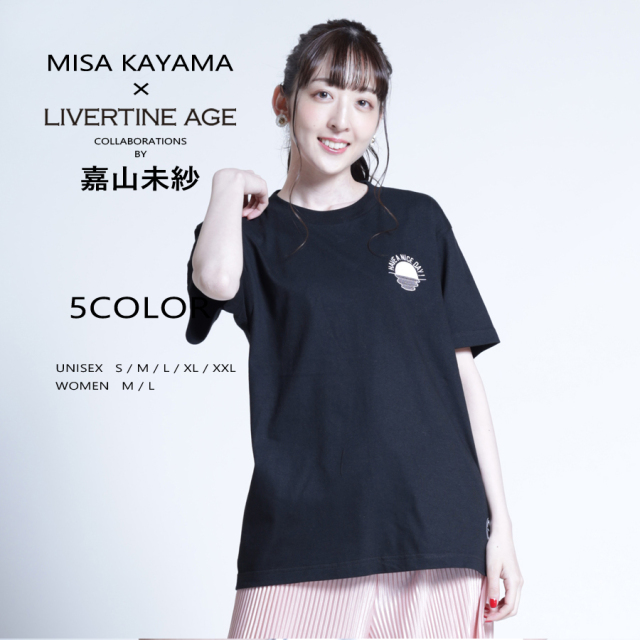 受注期間限定！嘉山未紗コラボ企画！コラボ半袖Tシャツ◆嘉山未紗  コラボ   半袖Tシャツ TYPE-A
