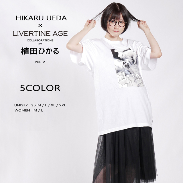 受注期間限定！植田ひかるコラボ企画第二弾！コラボ半袖Tシャツ◆植田ひかる  コラボ   半袖Tシャツ