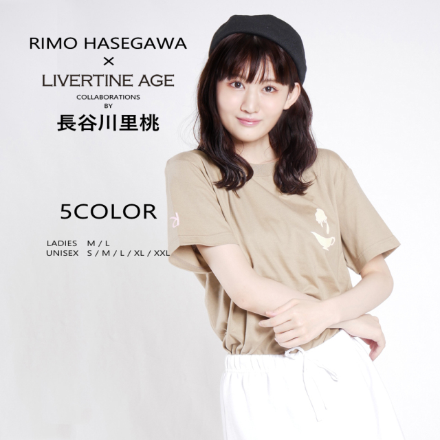 受注期間限定！長谷川里桃コラボ企画！コラボ半袖Tシャツ◆長谷川里桃  コラボ   半袖Tシャツ