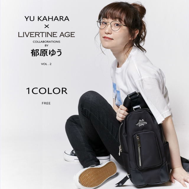 受注期間限定！郁原ゆうコラボ企画第二弾！！コラボ ボディバッグ◆郁原ゆう  コラボ　 ボディバッグ