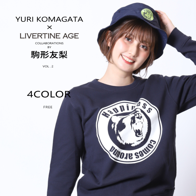 受注期間限定！駒形友梨コラボ企画第2弾！コラボバケットハット◆駒形友梨