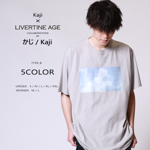 受注期間限定！かじ / Kajiコラボ企画！コラボ半袖Tシャツ TYPE:B◆かじ / Kaji