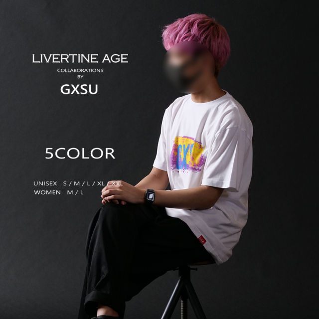 受注期間限定 Gxsuコラボ企画 コラボ半袖tシャツ Gxsu