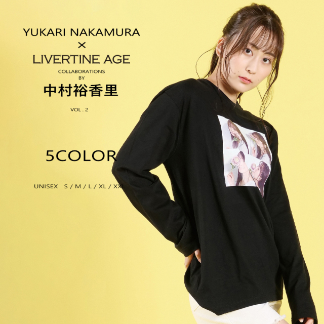 受注期間限定！中村裕香里コラボ企画第2弾！コラボ長袖Tシャツ◆中村裕香里