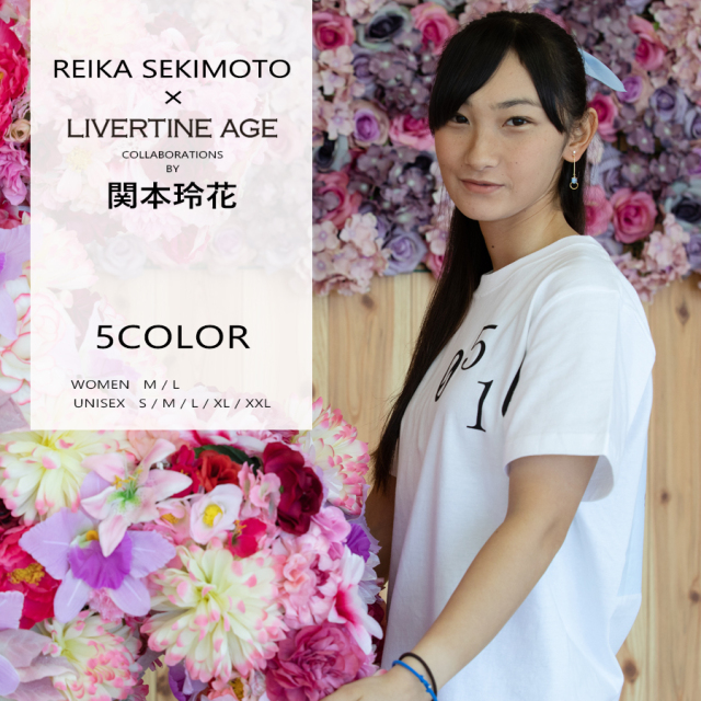 受注期間限定！関本玲花コラボ企画！コラボ半袖Tシャツ◆関本玲花