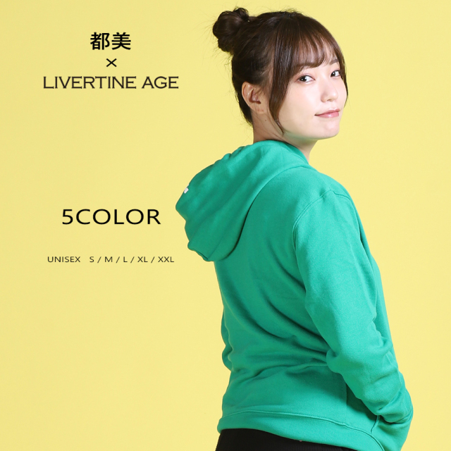 受注期間限定！都美コラボ企画！コラボプルオーバーパーカー◆都美