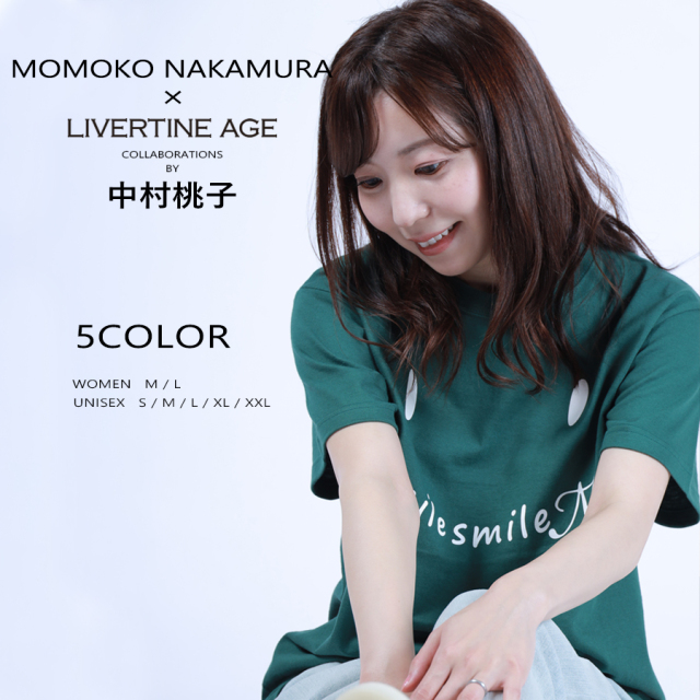 受注期間限定！中村桃子コラボ企画！コラボ半袖Tシャツ◇中村桃子