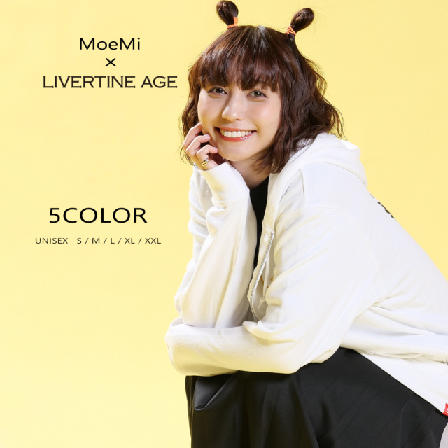 受注期間限定！MoeMiコラボ企画！コラボZIPパーカー◇MoeMi