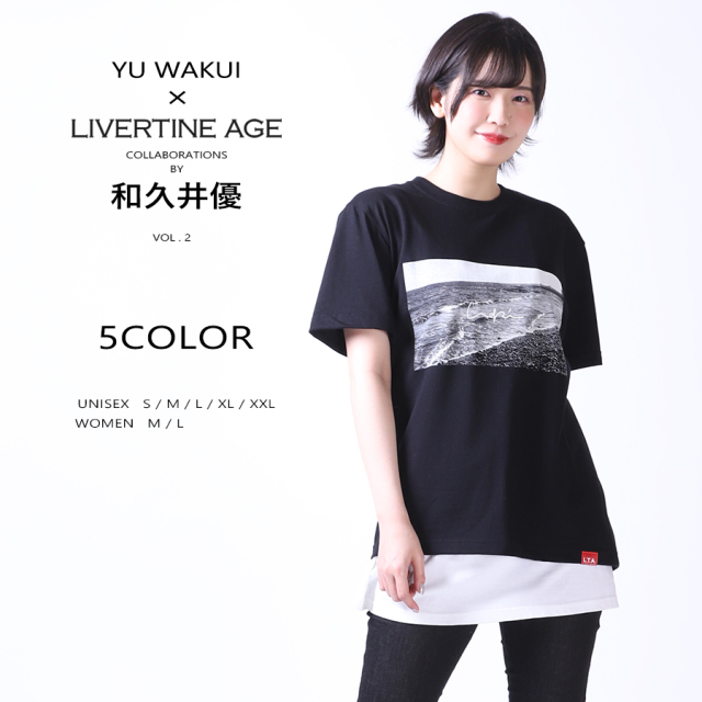 受注期間限定！和久井優コラボ企画第二弾！コラボ半袖Tシャツ◇和久井