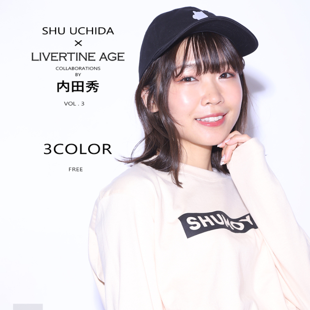 受注期間限定！内田秀コラボ企画第3弾！コラボキャップ◆内田秀
