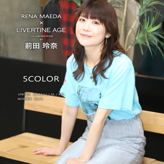 受注期間限定！前田玲奈コラボ企画！コラボ半袖Tシャツ◇前田玲奈