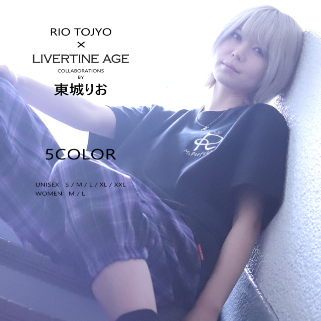 受注期間限定！東城りおコラボ企画！コラボ半袖Tシャツ◇東城りお