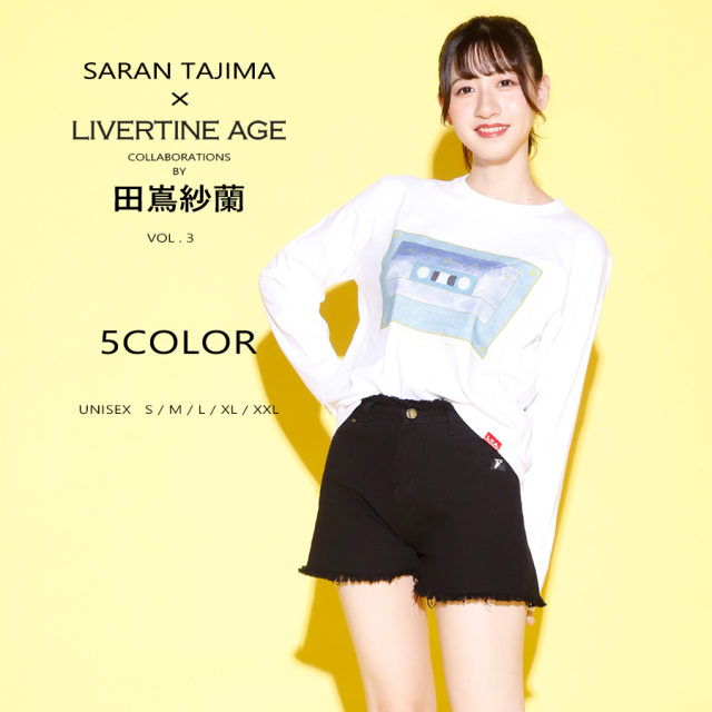 【新品未着用】田嶌紗蘭 MA-1 LIVERTINE AGEコラボ 受注期間限定！田嶌紗蘭コラボ企画第3弾！コラボMA-1◇田嶌紗蘭